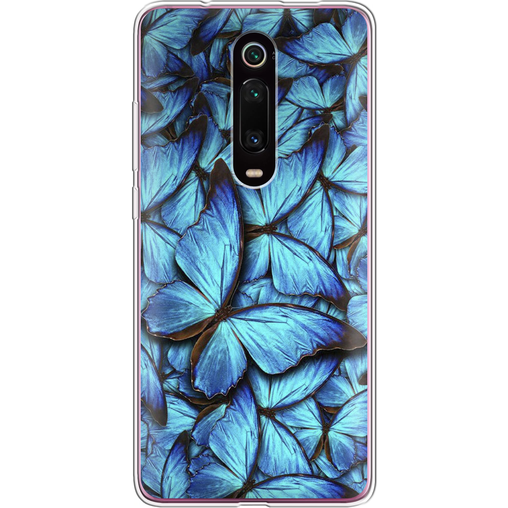 Чохол BoxFace Xiaomi Mi 9T / Mi 9T Pro Лазурні Метелики Прозорий силікон (37376-up1550-37376)