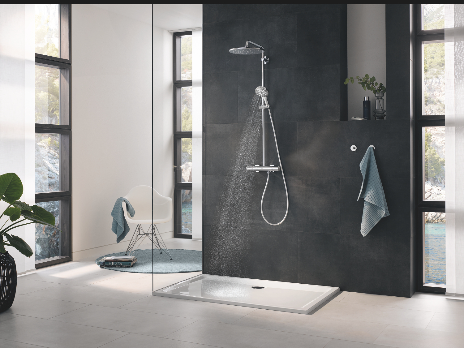 Ручний душ Grohe Rainshower SmartActive 3 режима струи (26574000) - фото 11