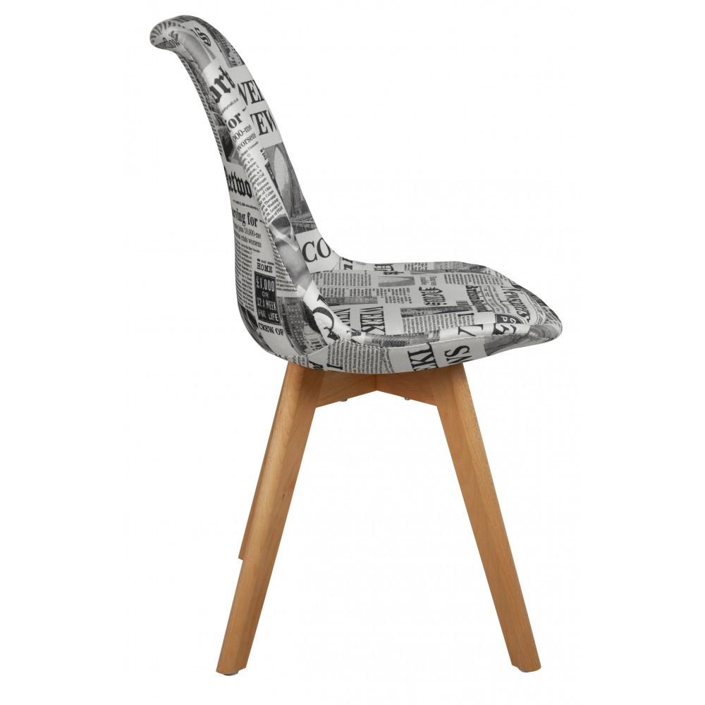 Стул для кухни обеденный Bonro B-487 FB с текстом (47000045) - фото 3