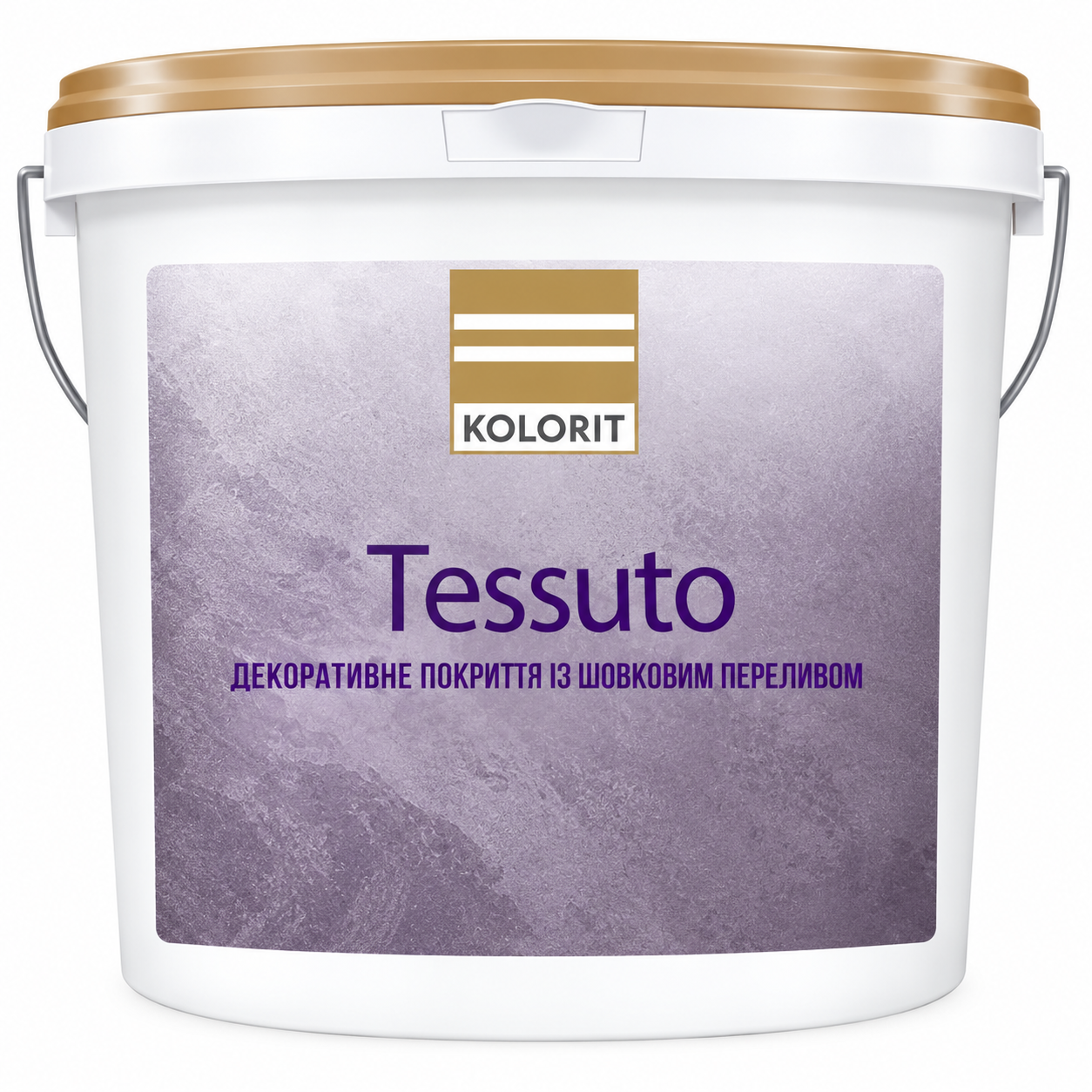 Декоративное покрытие с шелковым переливом Kolorit Tessuto База N 2,7 л (3191868388)