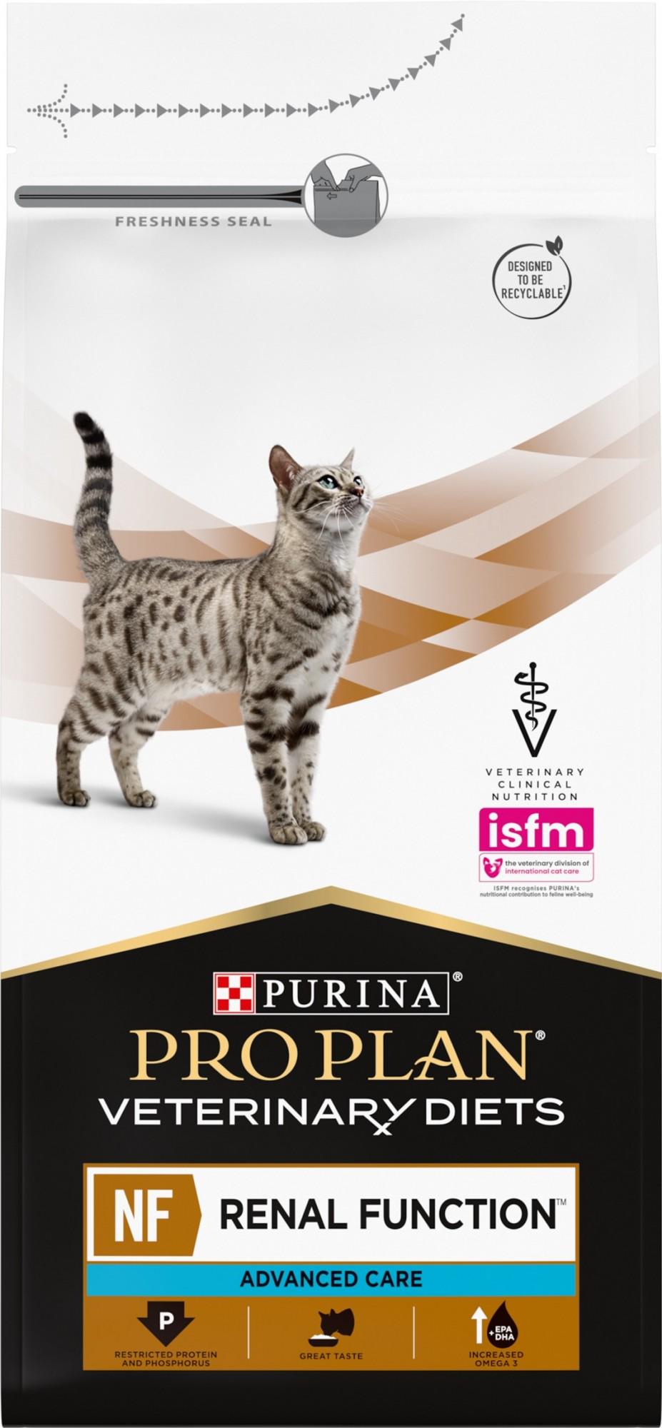 Сухой корм для котов Purina Pro Plan Veterinary Diets NF Renal патологии почек 1,5 кг (7613287886347) - фото 2