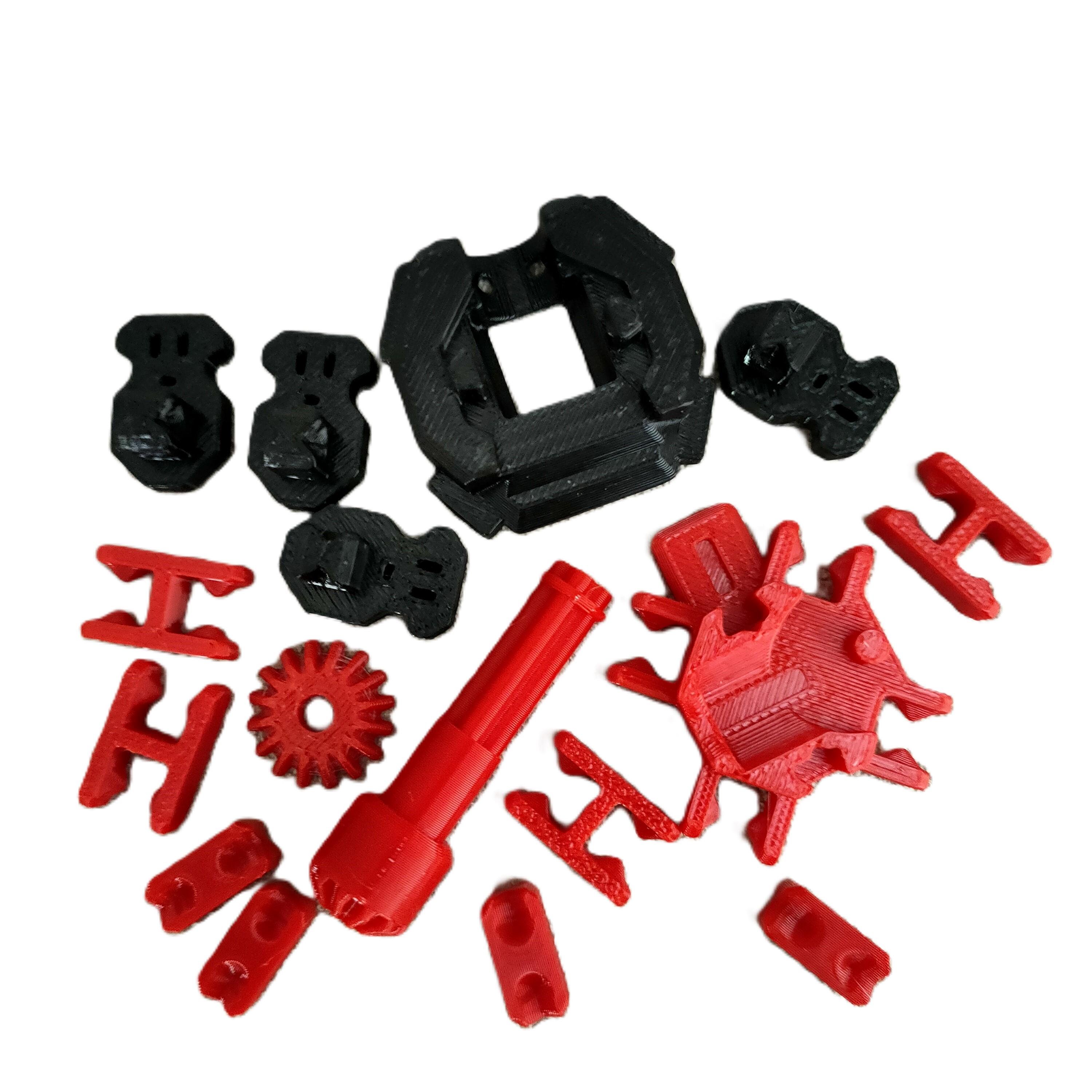 Конструктор іграшковий кулемет гатлінга 70х70х30 мм (KUG-17G-CHC) - фото 5