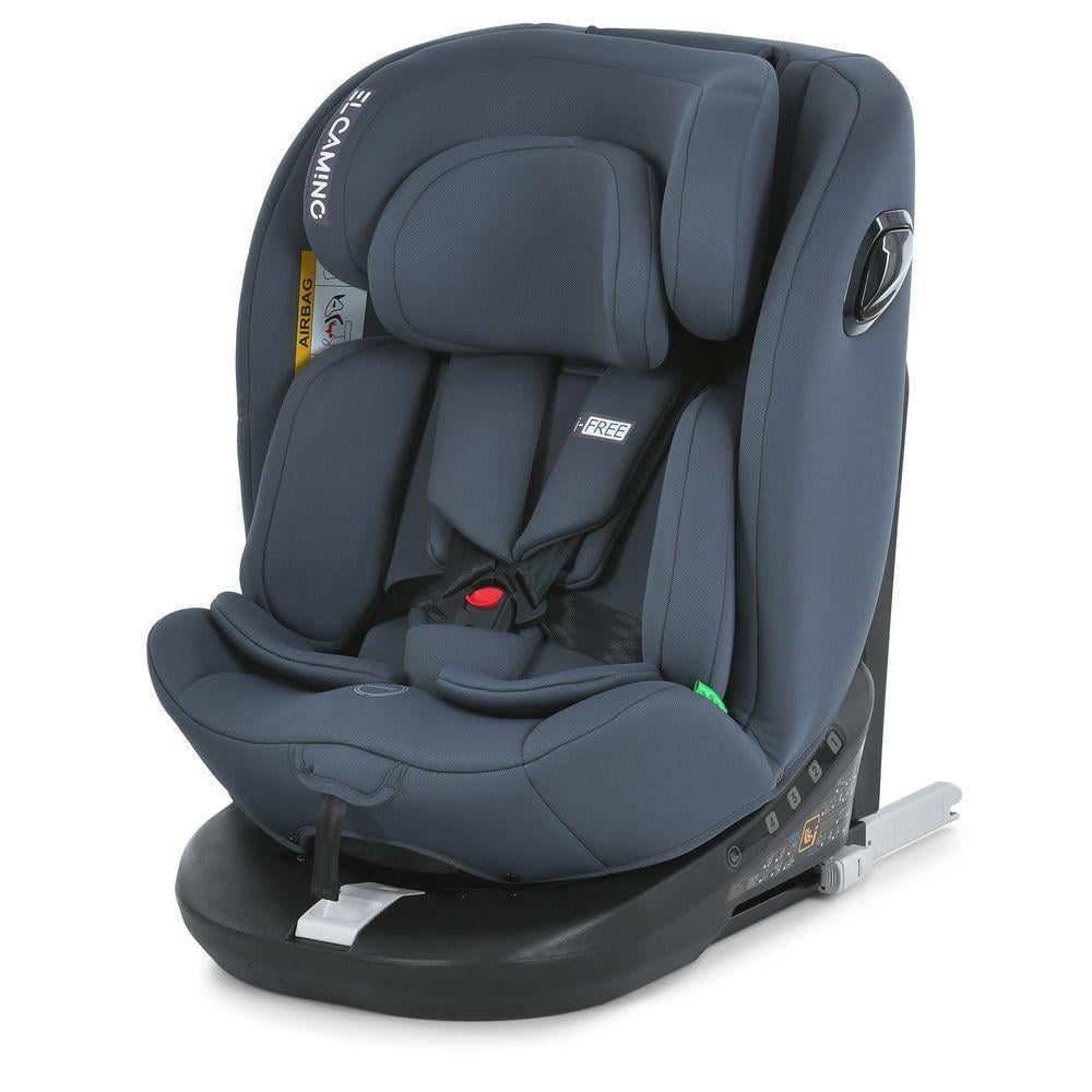 Автокресло детское El Camino i-Free i-Size R129 фаза 1,2 40-150 см (ME 1187 Moon Gray)
