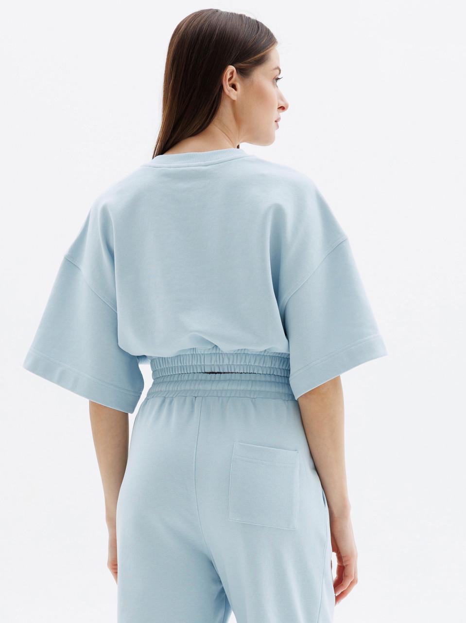 Топ жіночий Leinle оверсайз M Блакитний (1776/33048) - фото 2 Топ жіночий Leinle оверсайз M Блакитний (1776/33048) - фото 2