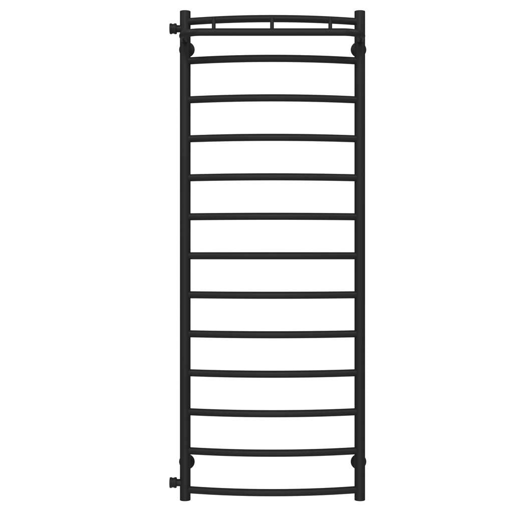 Полотенцесушитель водяной Deffi Классик N П13 боковое левое подключение нержавеющая сталь 500х1400 мм Черный (C.KN.140.50.13.B.B)