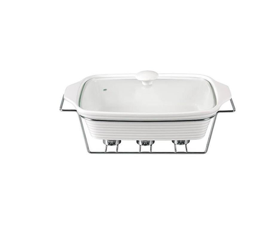 Мармит Maestro прямоугольный 2,2 л Белый