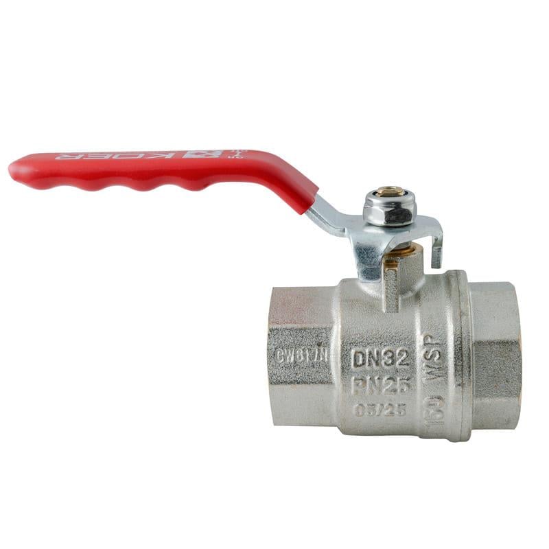 Кран шаровой KOER Extreme KE.214-32 1 1/4" ВВ прямой латунь (KR5747)