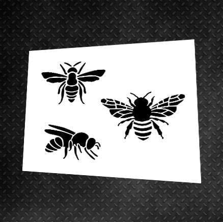 Трафарет DFA для декору Тварини Оса для штукатурки та фарби 0,3-1 мм (J00011)