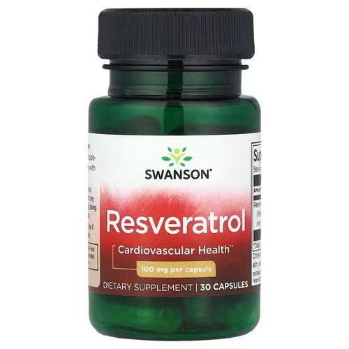 Ресвератрол Swanson Resveratrol 100 мг 30 caps (SWU283)