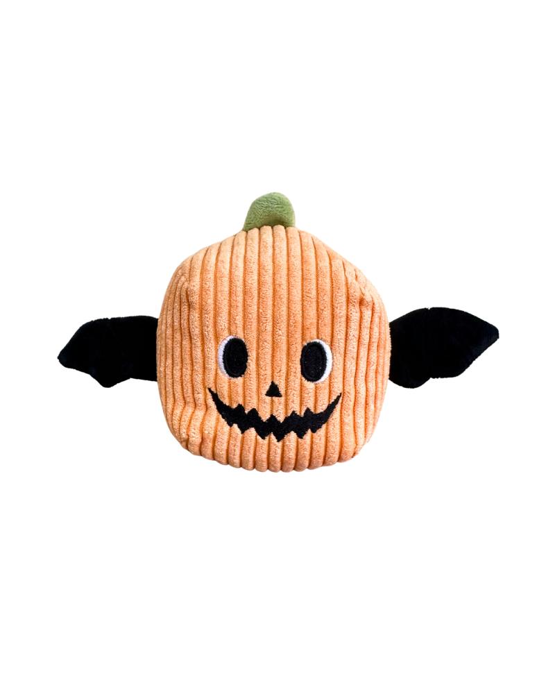 Игрушка тыквенная летучая мышь Trixie Halloween для собак 10 см - фото 2