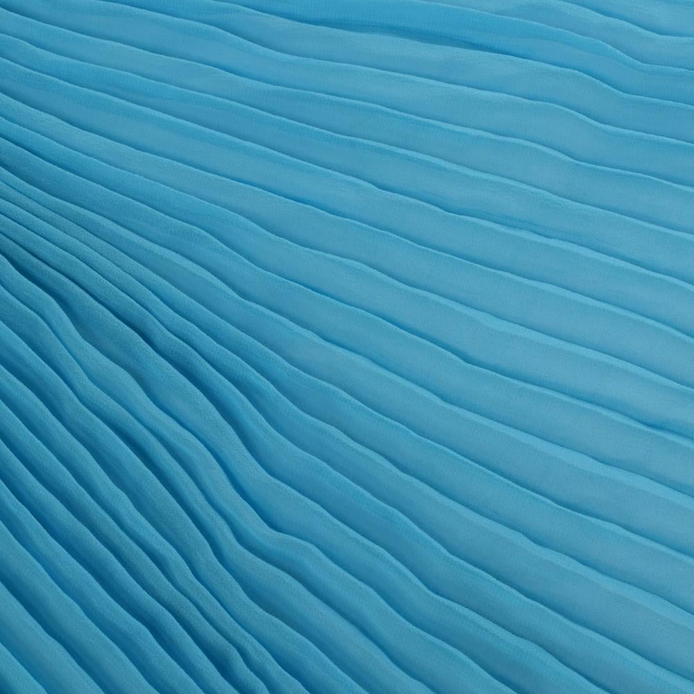 Ткань креп гофре в натянутом виде ширина 140 см Голубой (11416.005) - фото 1 Ткань креп гофре в натянутом виде ширина 140 см Голубой (11416.005) - фото 1
