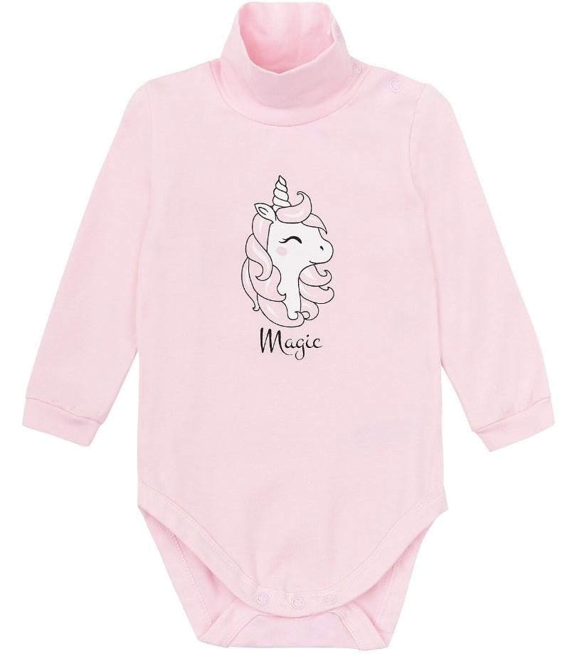 Боди-гольф детский с начесом Flamingo 74 см Розовый (2348975534) Боди-гольф детский с начесом Flamingo 74 см Розовый (2348975534)