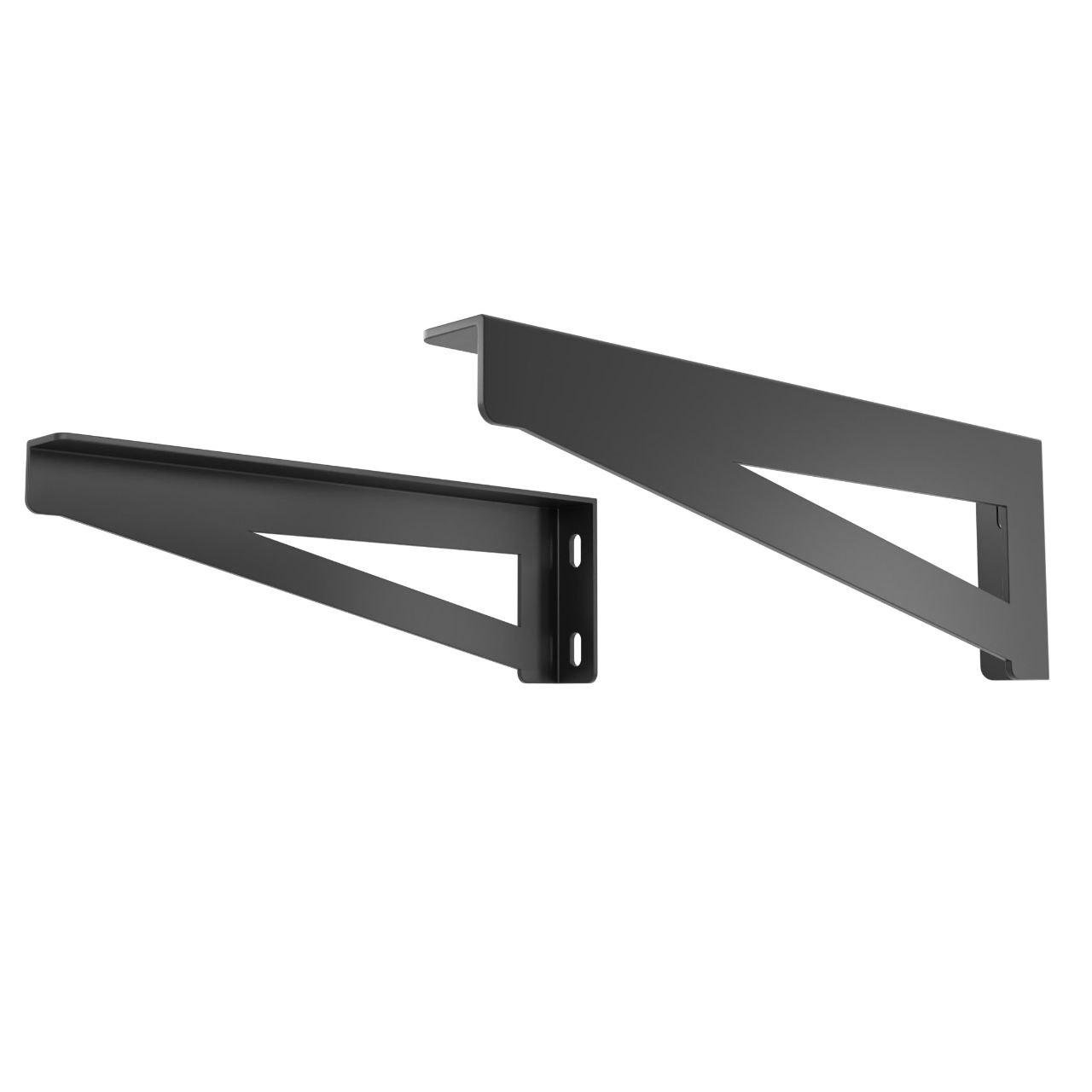 Кронштейни сталеві для мийок з керамограніту 450х150 мм 2 шт. Чорний (2574907074/К1302)