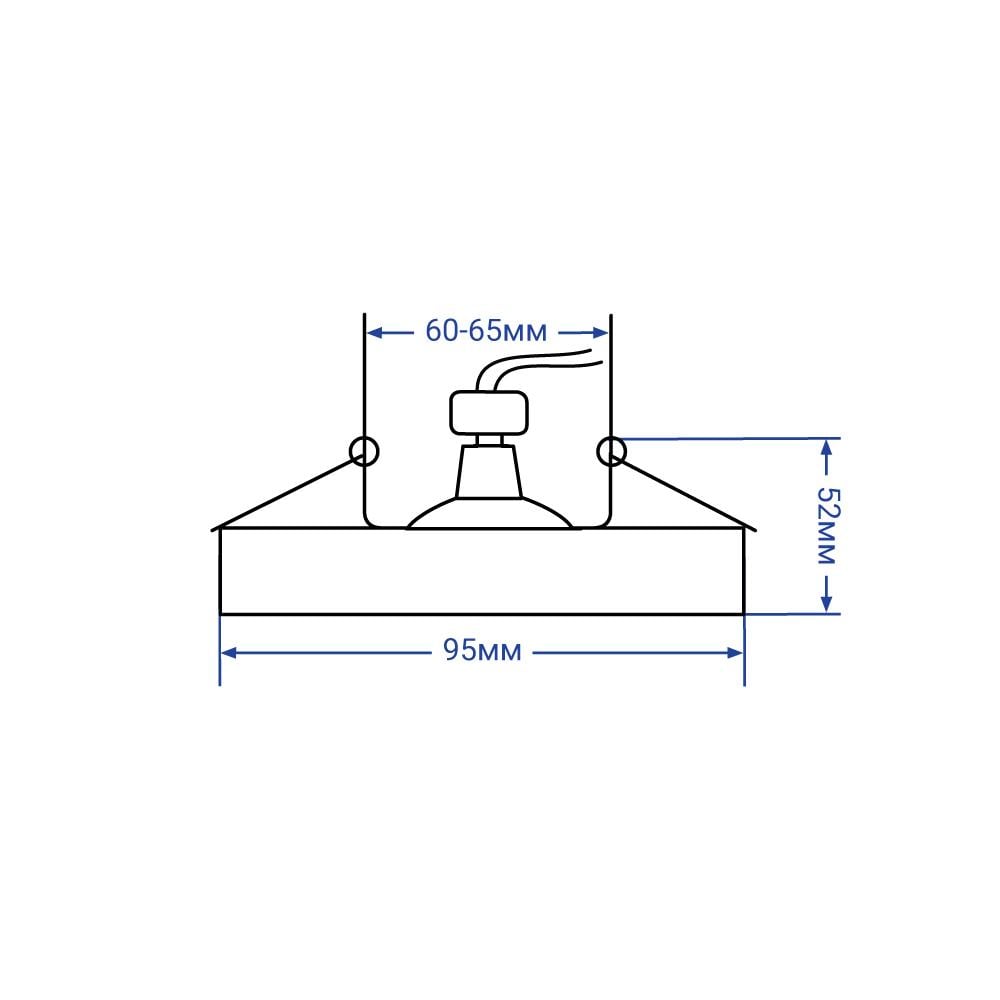 Светильник встраиваемый Feron DL1842 Черный Хром - фото 4