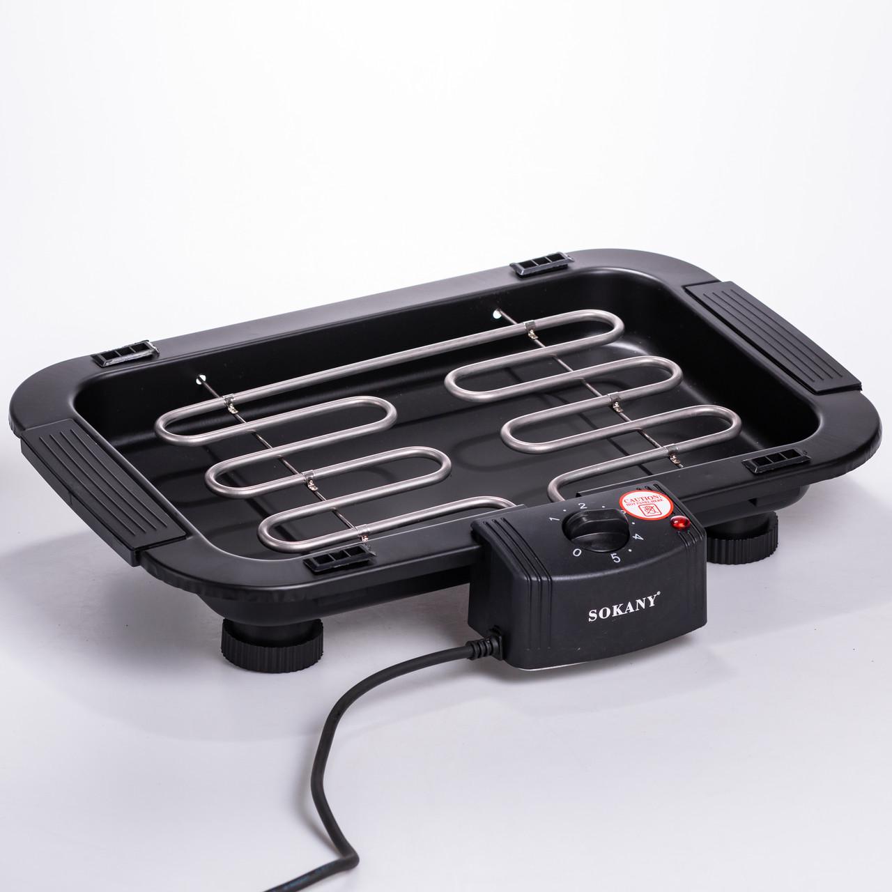 Электрогриль Sokany SK-273BG с термостатом 2000 Вт (7402) - фото 5