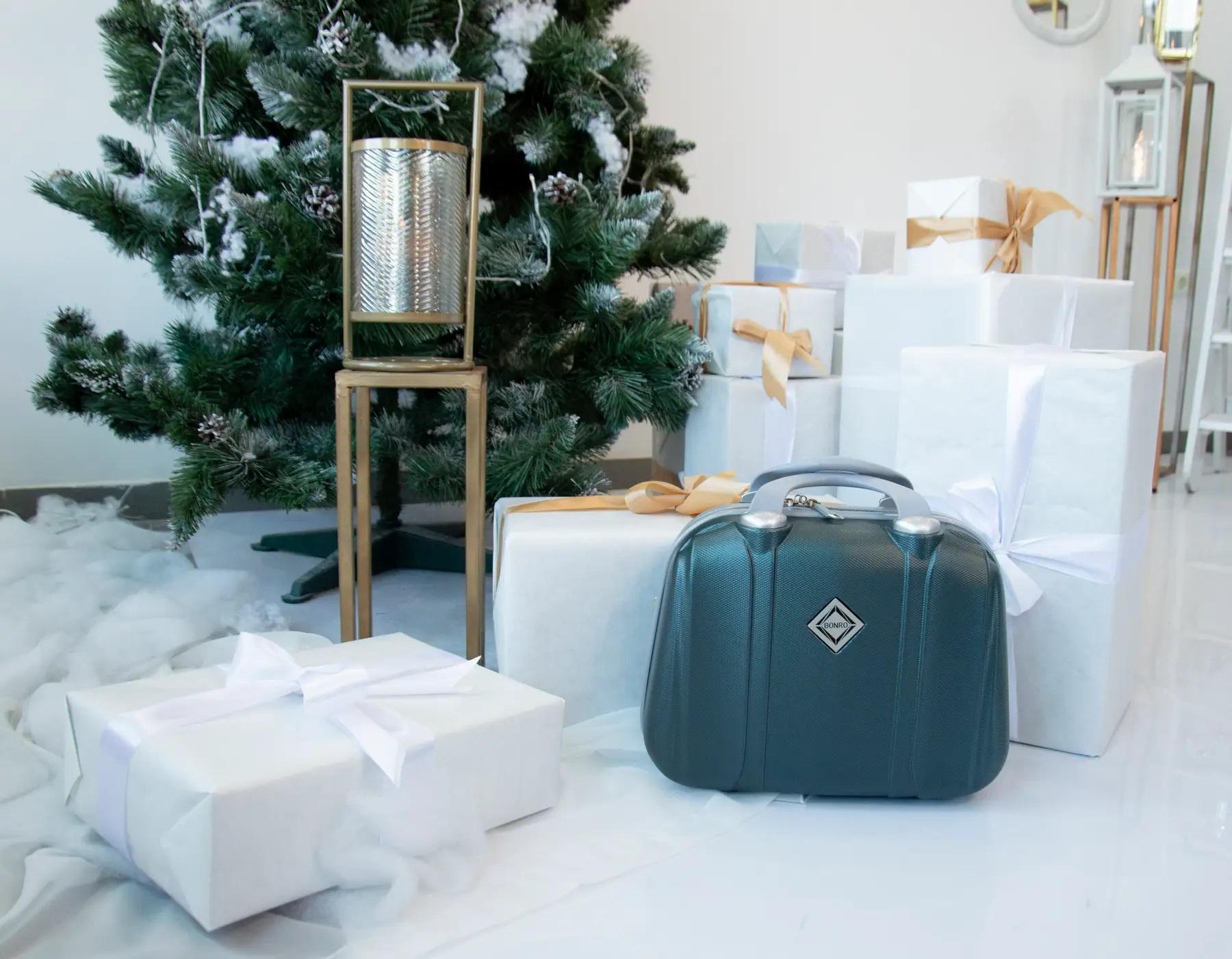 Кейс дорожній Bonro Smile середній Смарагдовий (10091402) - фото 2