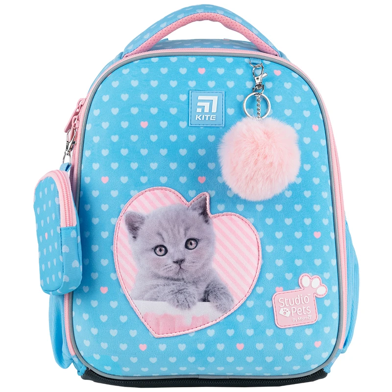 Рюкзак школьный каркасный KITE Education Studio Pets (SP24-555S-1)