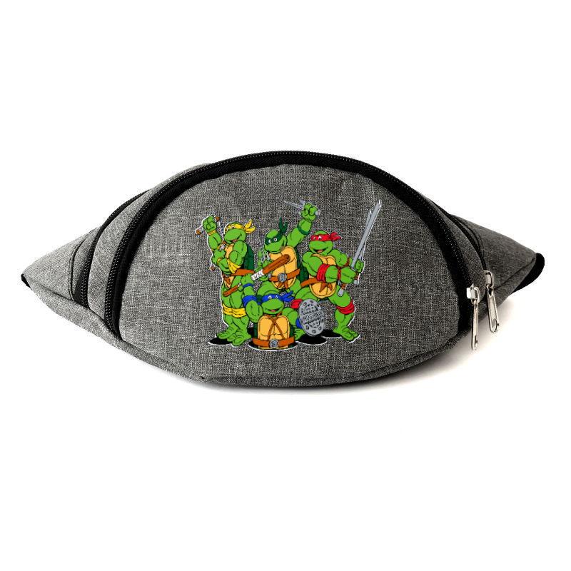 Поясные сумки-бананка Черепашки Ниндзя Turtle-003 Серый (1383869002) Поясные сумки-бананка Черепашки Ниндзя Turtle-003 Серый (1383869002)