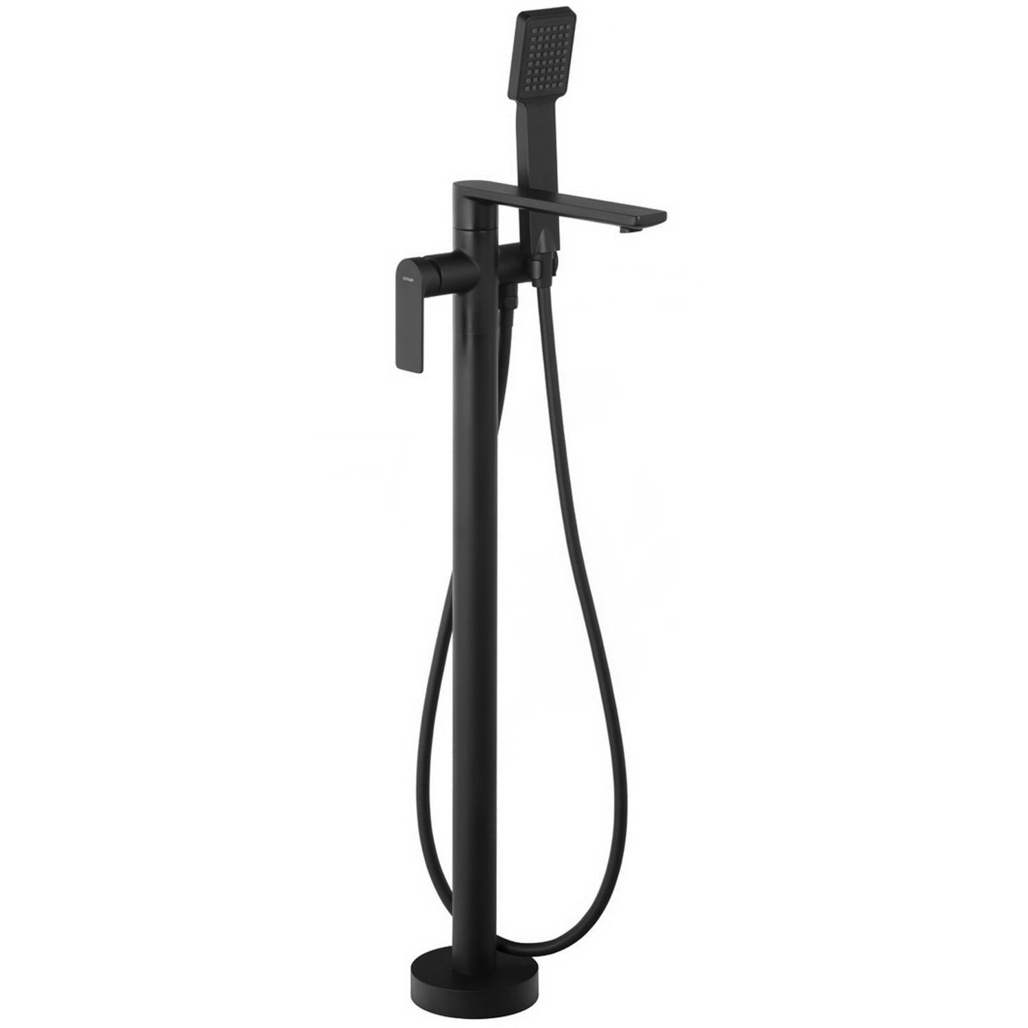 Смеситель для ванны Corsan TRINO CMB7159BL reac-10000000063 напольный Черный (158773)