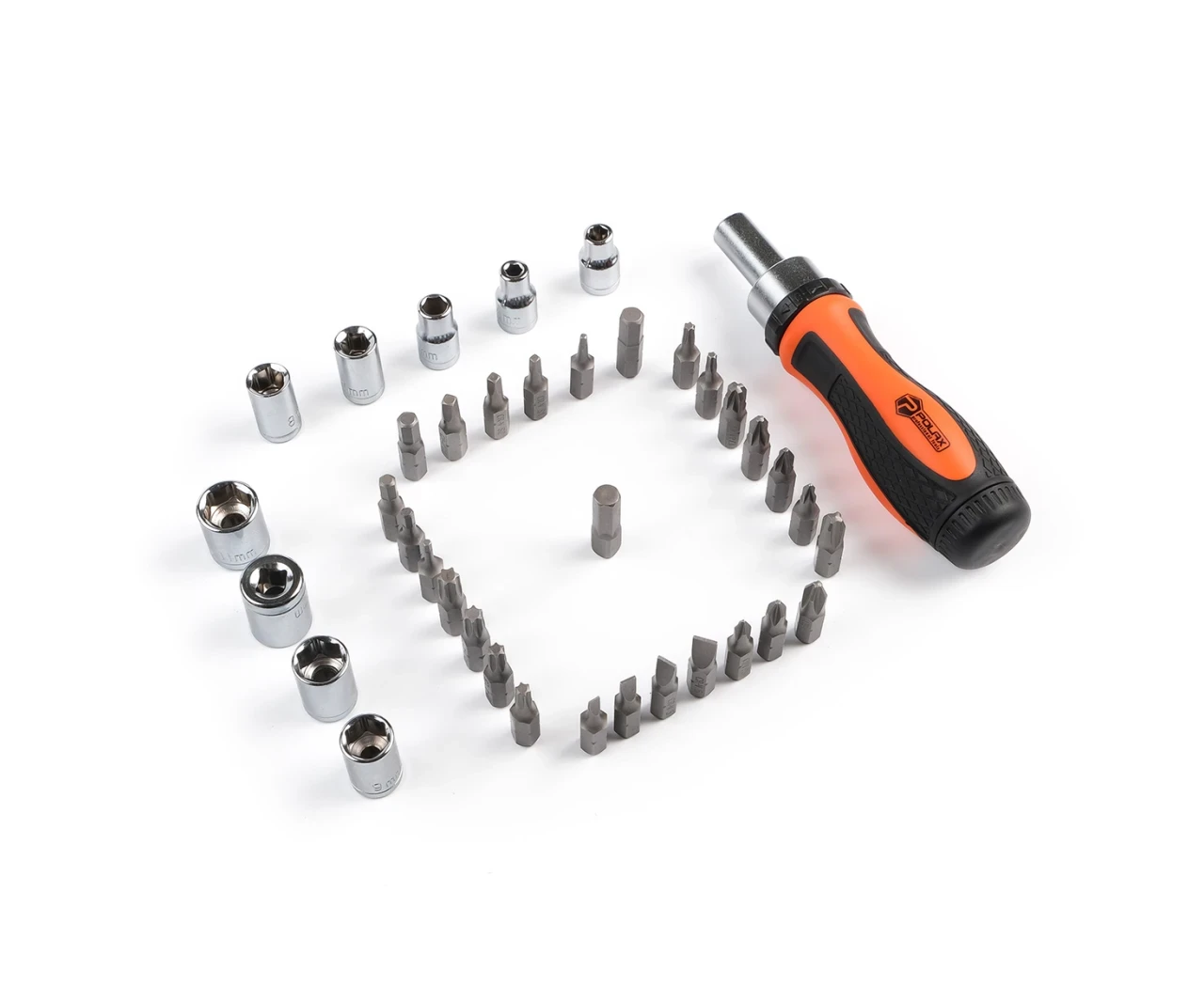 Викрутка з реверсом та змінними насадками 38 шт. (27558196) - фото 4 Викрутка з реверсом та змінними насадками 38 шт. (27558196) - фото 4