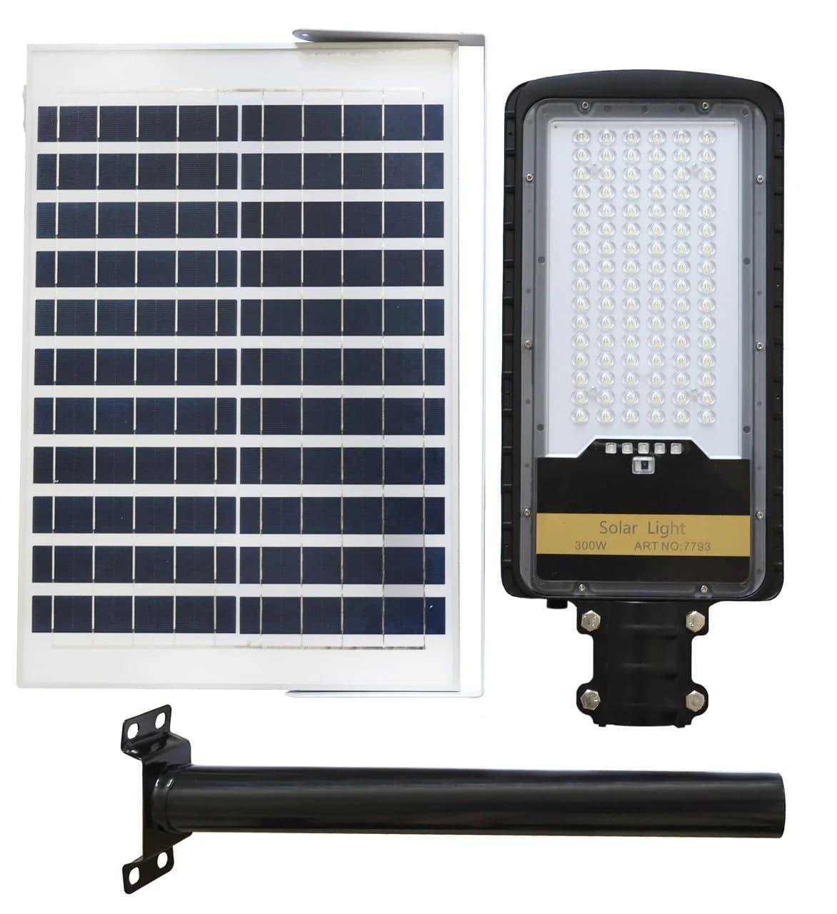 Уличный светильник с солнечной батареей UKC 7793 300W + пульт - фото 2 Уличный светильник с солнечной батареей UKC 7793 300W + пульт - фото 2