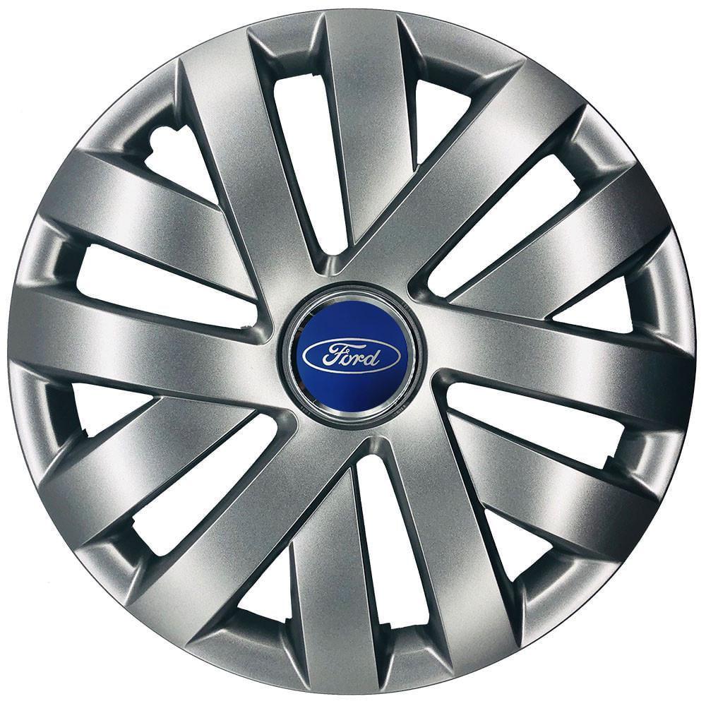 Колпаки SJS с логотипом Ford 409 R16 4 шт. Серебряный (31008950)