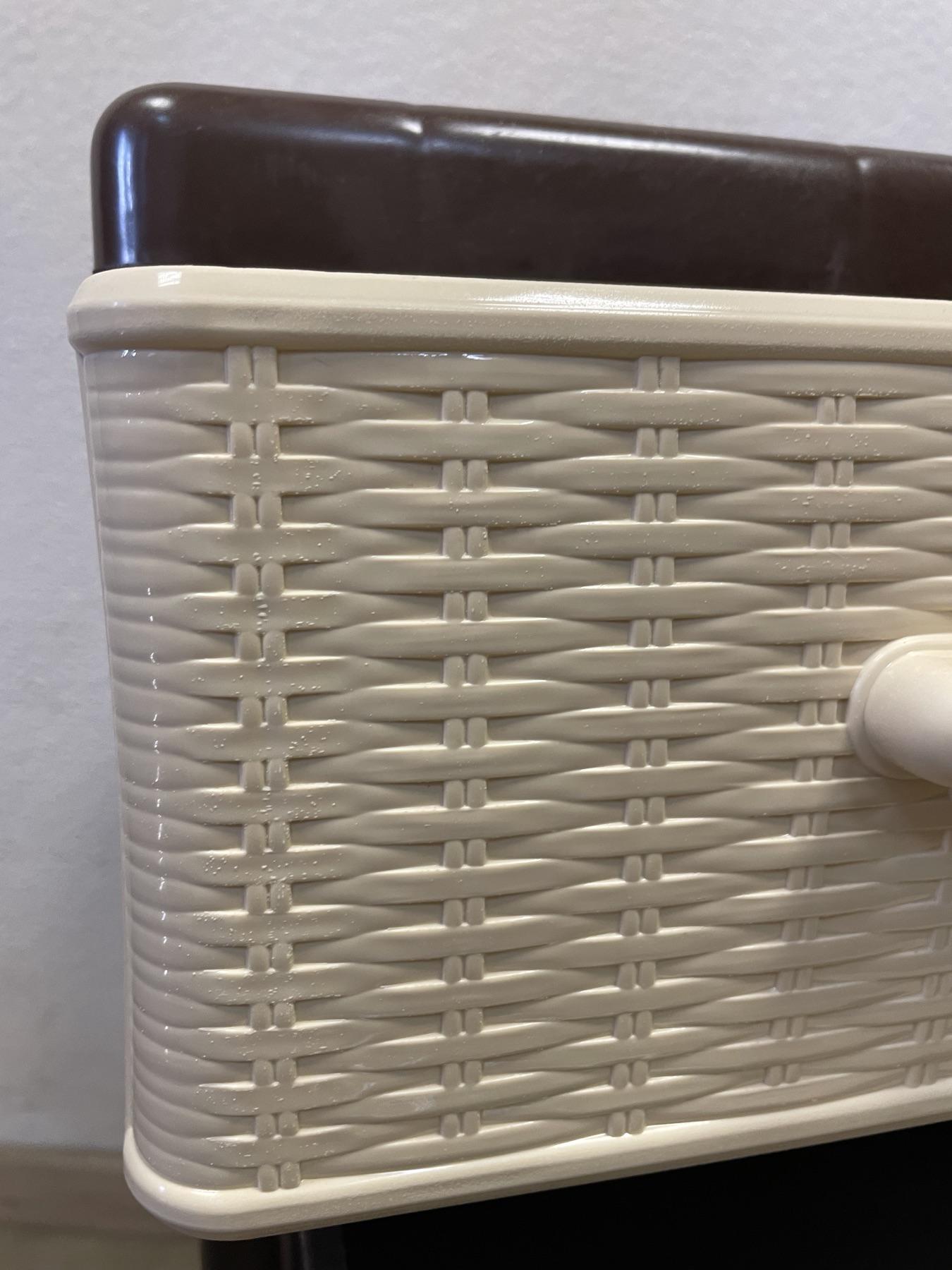 Комод пластиковый 4 ящика 43х34х64 см Бежево-коричневый (29439015) - фото 9 Комод пластиковый 4 ящика 43х34х64 см Бежево-коричневый (29439015) - фото 9