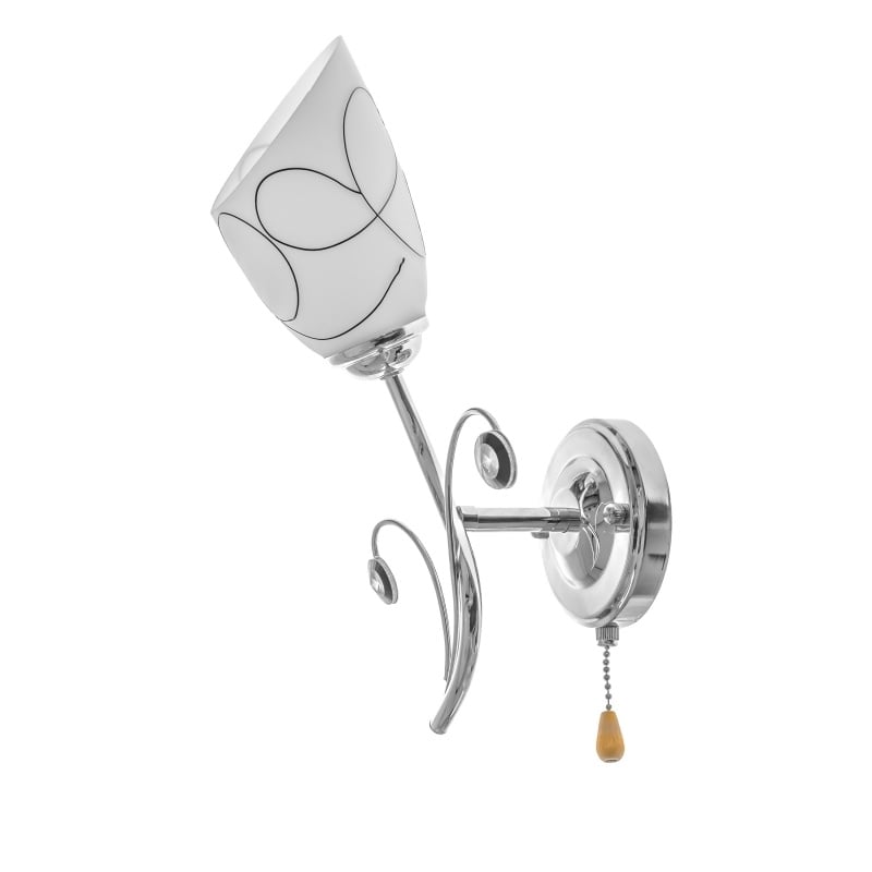 Бра Brille LK-580W/1 E27 CH (26-920)