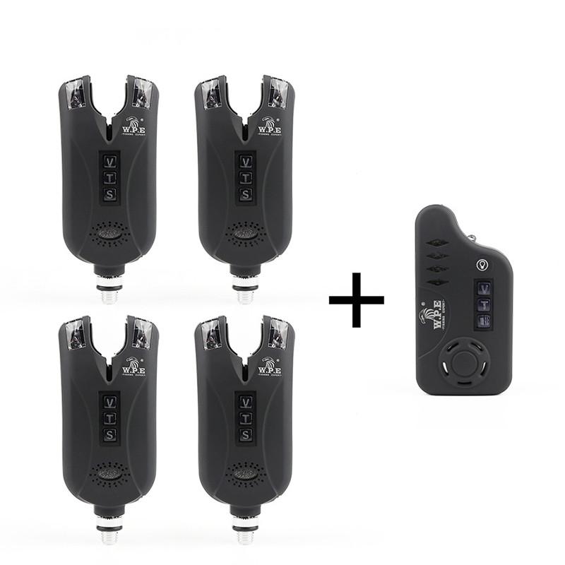 Набір сигналізаторів клювання W.P.E TLI17 4/1 в кейсі - фото 2