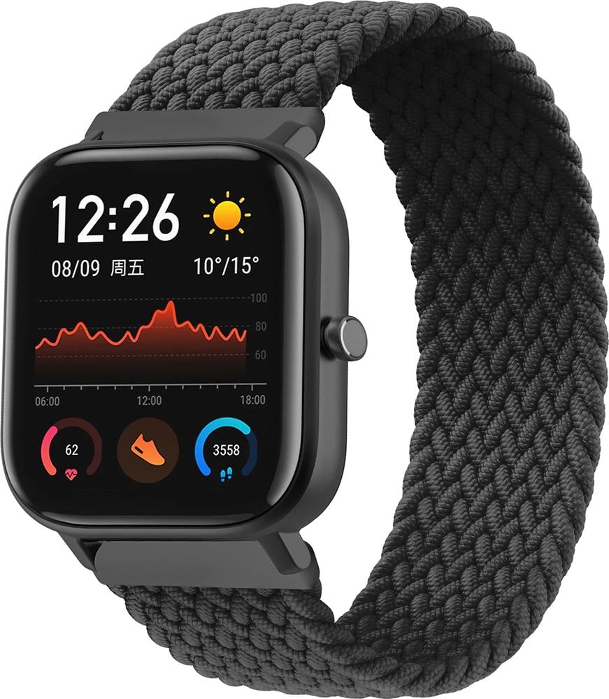 Ремешок Solo Loop для Amazfit GTS (135 мм) Black (20949) Ремешок Solo Loop для Amazfit GTS (135 мм) Black (20949)