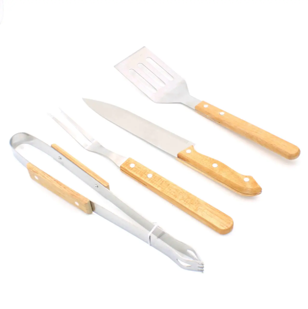 Набір аксесуарів для барбекю BBQ Tools Set AL 4 у чохлі - фото 2