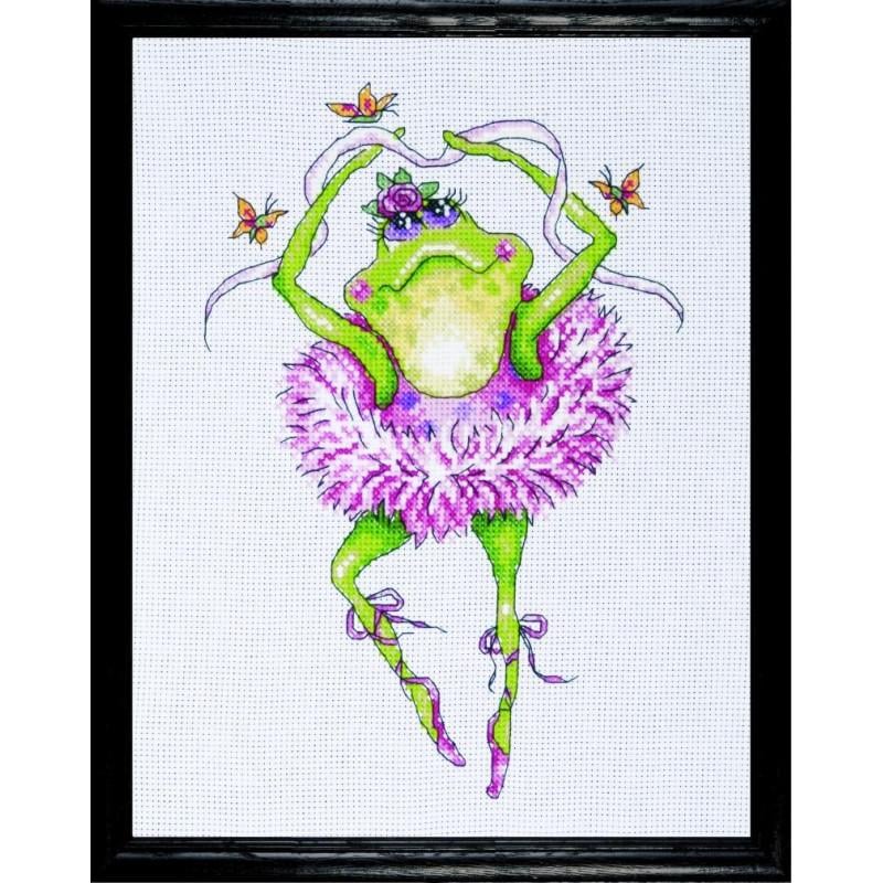 Набір для вишивки хрестиком Design Works 2757 Frog Danser (2836) Набір для вишивки хрестиком Design Works 2757 Frog Danser (2836)