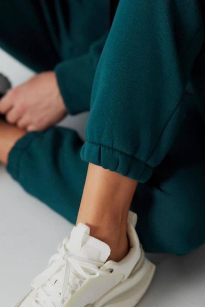 Прогулочный костюм унисекс на замке М115.4 S Зеленый (351-1-60) - фото 2 Прогулочный костюм унисекс на замке М115.4 S Зеленый (351-1-60) - фото 2