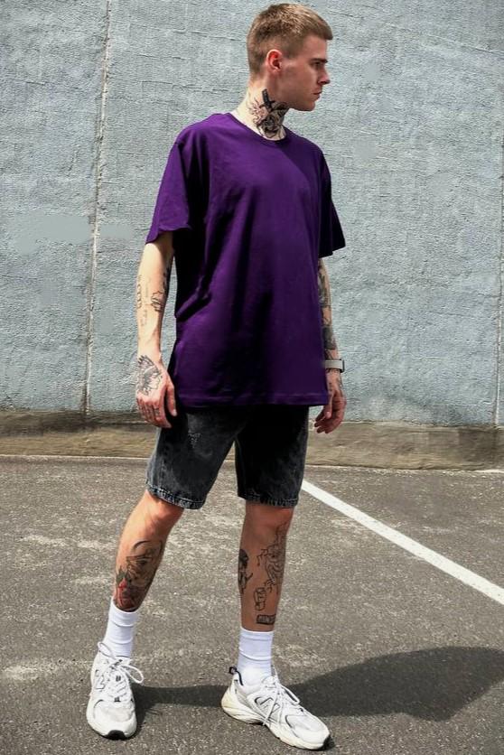 Футболка оверсайз Without Great 24 man S/M Purple (S7000039) Футболка оверсайз Without Great 24 man S/M Purple (S7000039)
