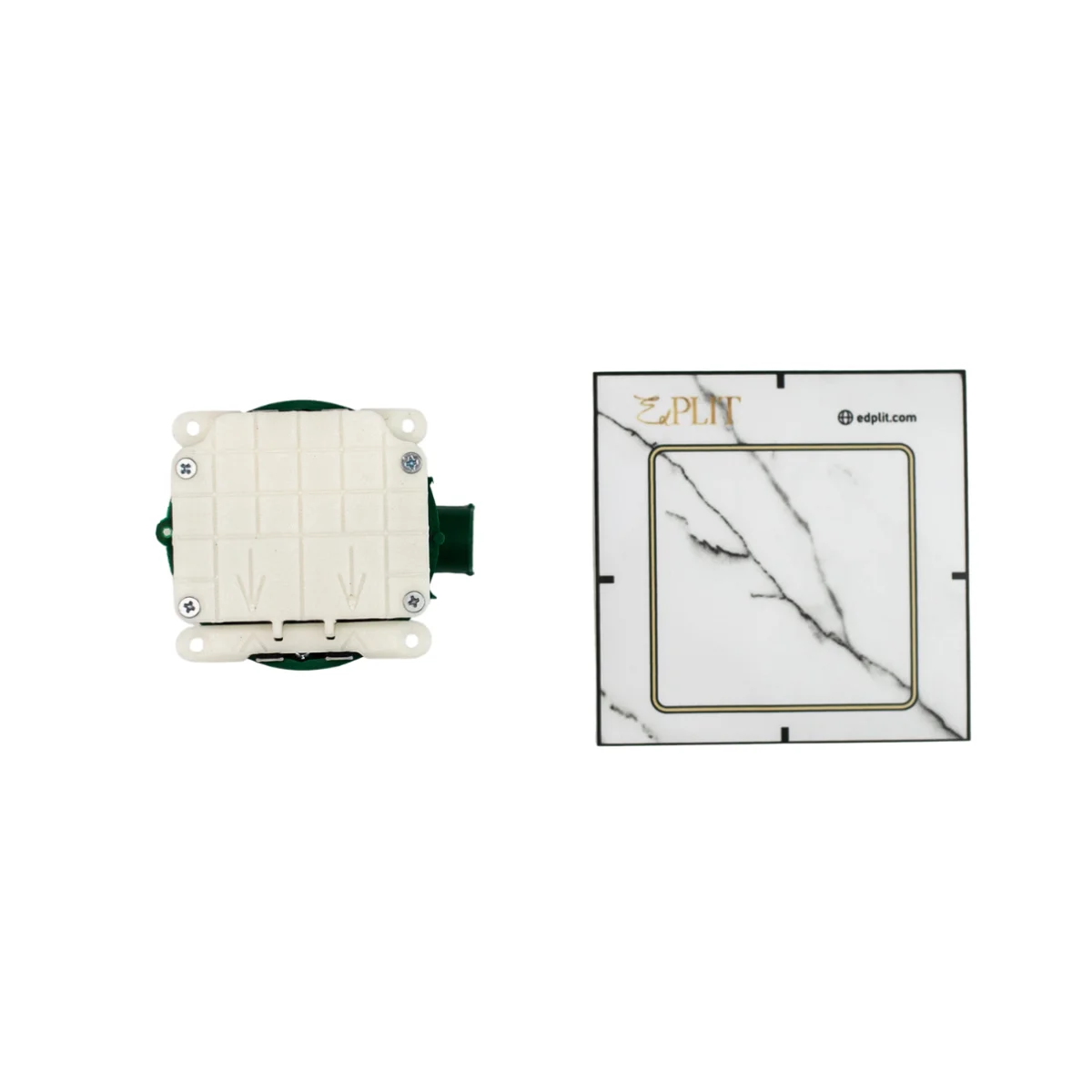 Выключатель скрытого монтажа Edplit одинарный (E40016)