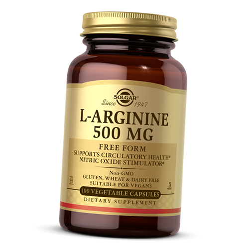 Аргинин L-Arginine 500 100 вег. капс. (27313016)