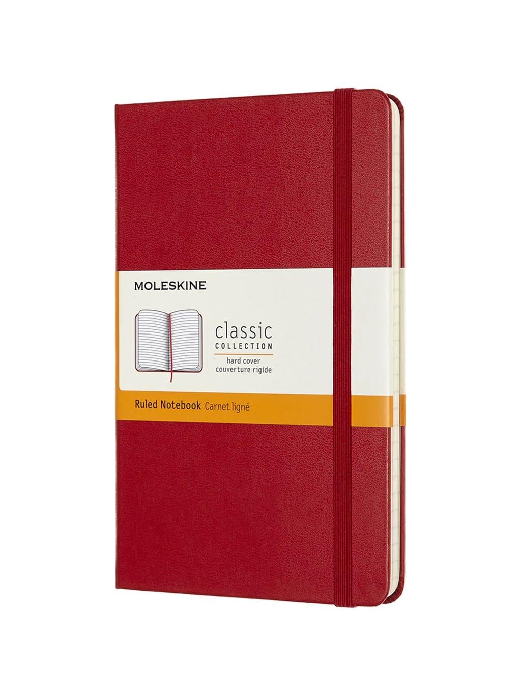 Записная книжка Moleskine Classic средний линейка Красный (QP050F2)