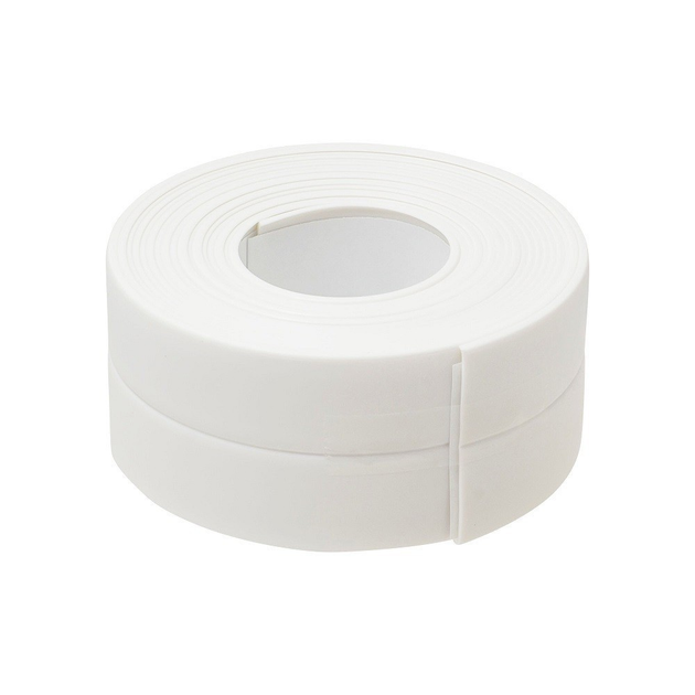 Стрічка бордюрна універсальна самоклеюча 2,6 м Білий - фото 3