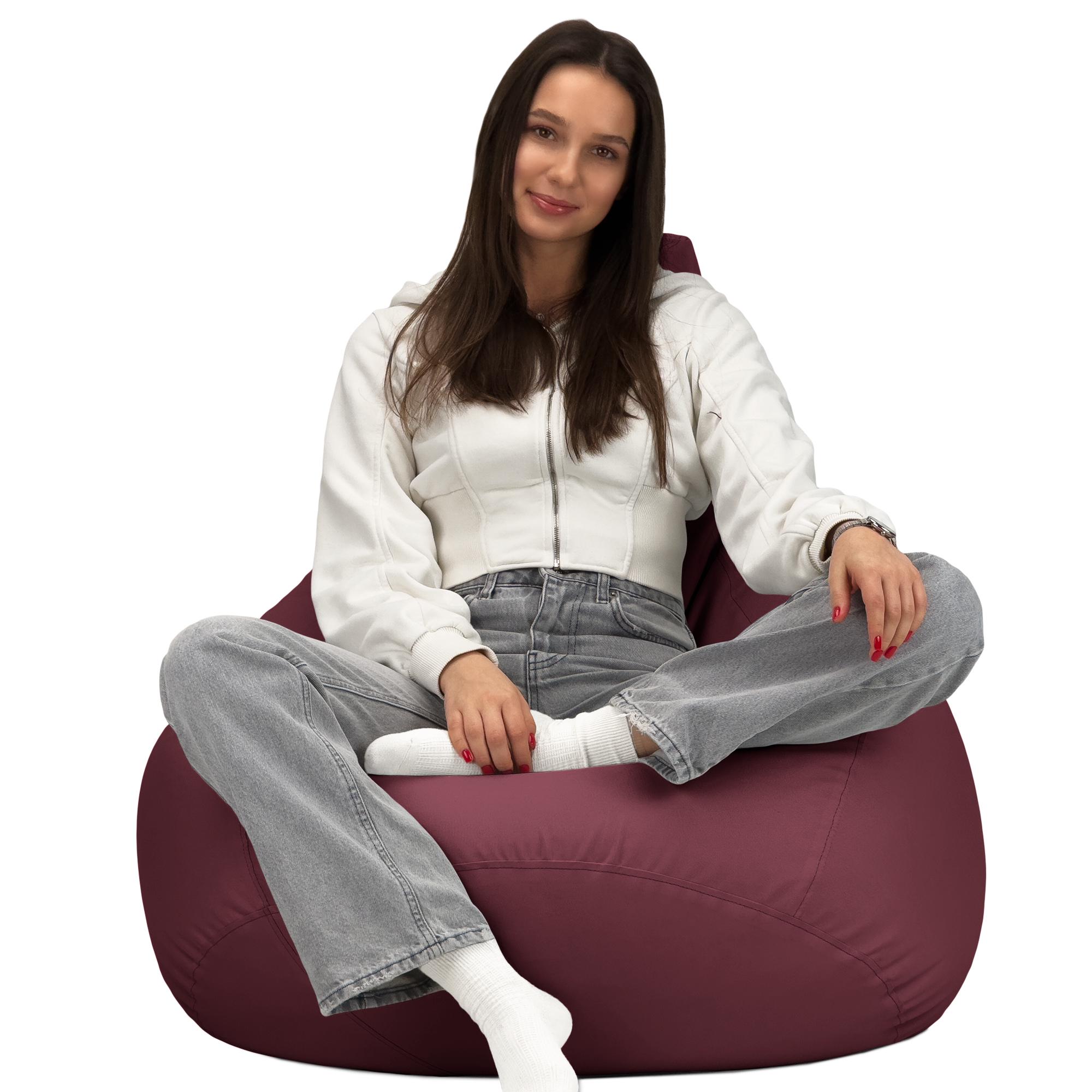 Кресло-мешок Студия Комфорта Груша оксфорд флекс 120х85 см Бордовый (9012215) - фото 3 Кресло-мешок Студия Комфорта Груша оксфорд флекс 120х85 см Бордовый (9012215) - фото 3