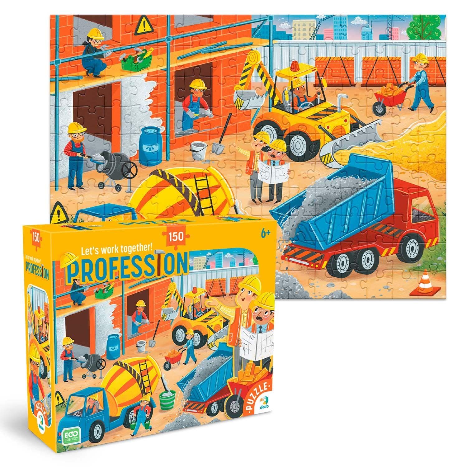 Пазл DoDo Профессии Строитель 150 элементов (300703)