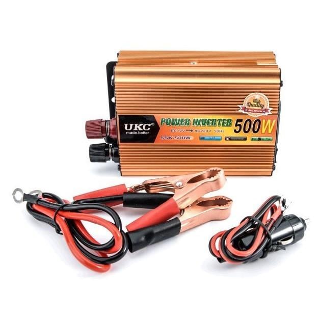 Инвертор USB Power Inverter UKC SSK-500W 12V 500 Вт 12V 220V - фото 1 Инвертор USB Power Inverter UKC SSK-500W 12V 500 Вт 12V 220V - фото 1