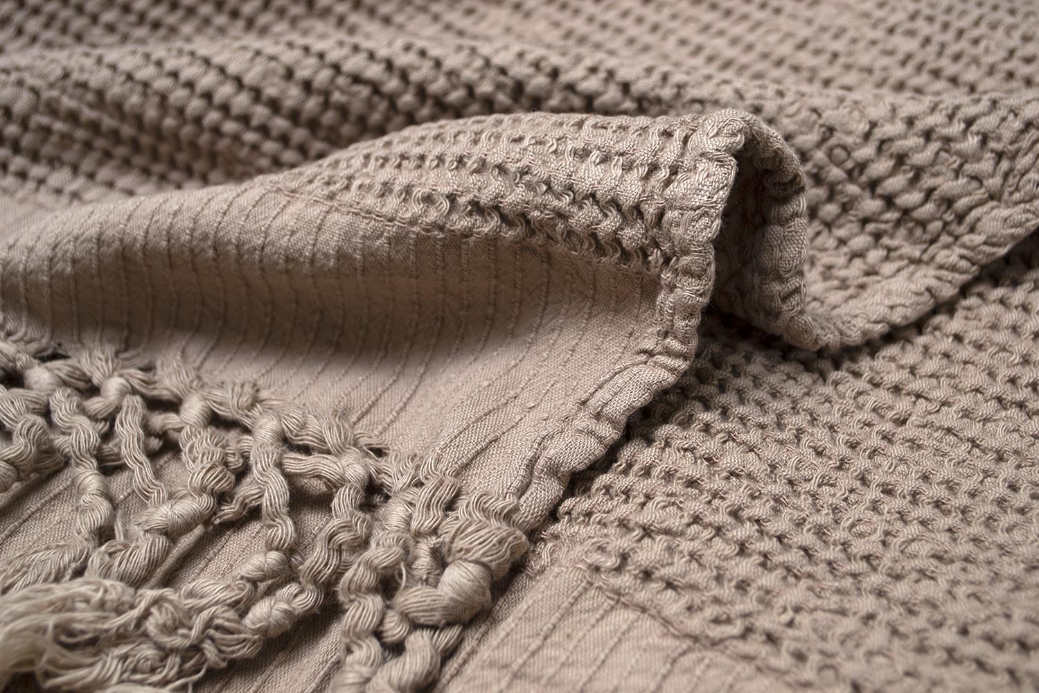 Плед Lotus Home Rius 130x170 см Кофейный (svt-2000022324380) - фото 5 Плед Lotus Home Rius 130x170 см Кофейный (svt-2000022324380) - фото 5