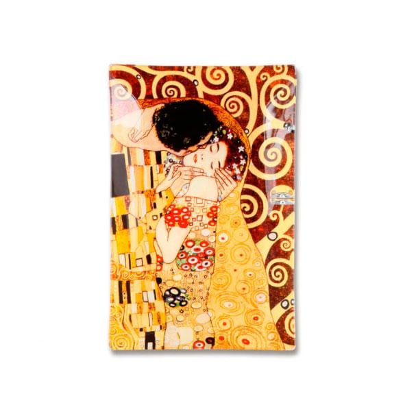 Тарелка Carmani G Klimt Поцелуй 23х15 см (SS32226)