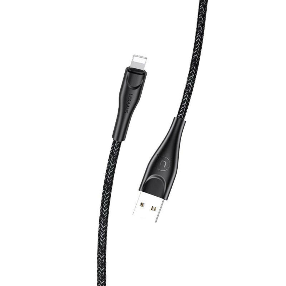 Кабель Usams Charge OTG US-SJ394 U41 USB to Lightning 2 A 2 м Black (SJ394USB01)