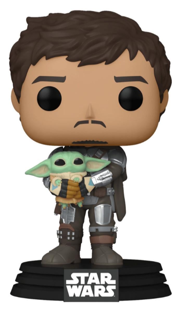 Фигурка Funko Pop Mandalorian with the Grogu 10 см (TM M 461)