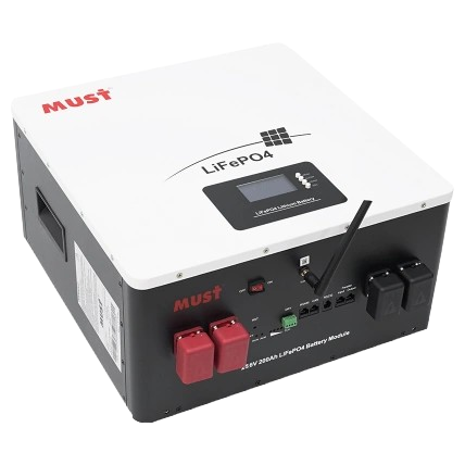 Аккумуляторная батарея LiFePO4 Must LP16-24200 25,6V 200 Ah RS485 Черный (33352789)
