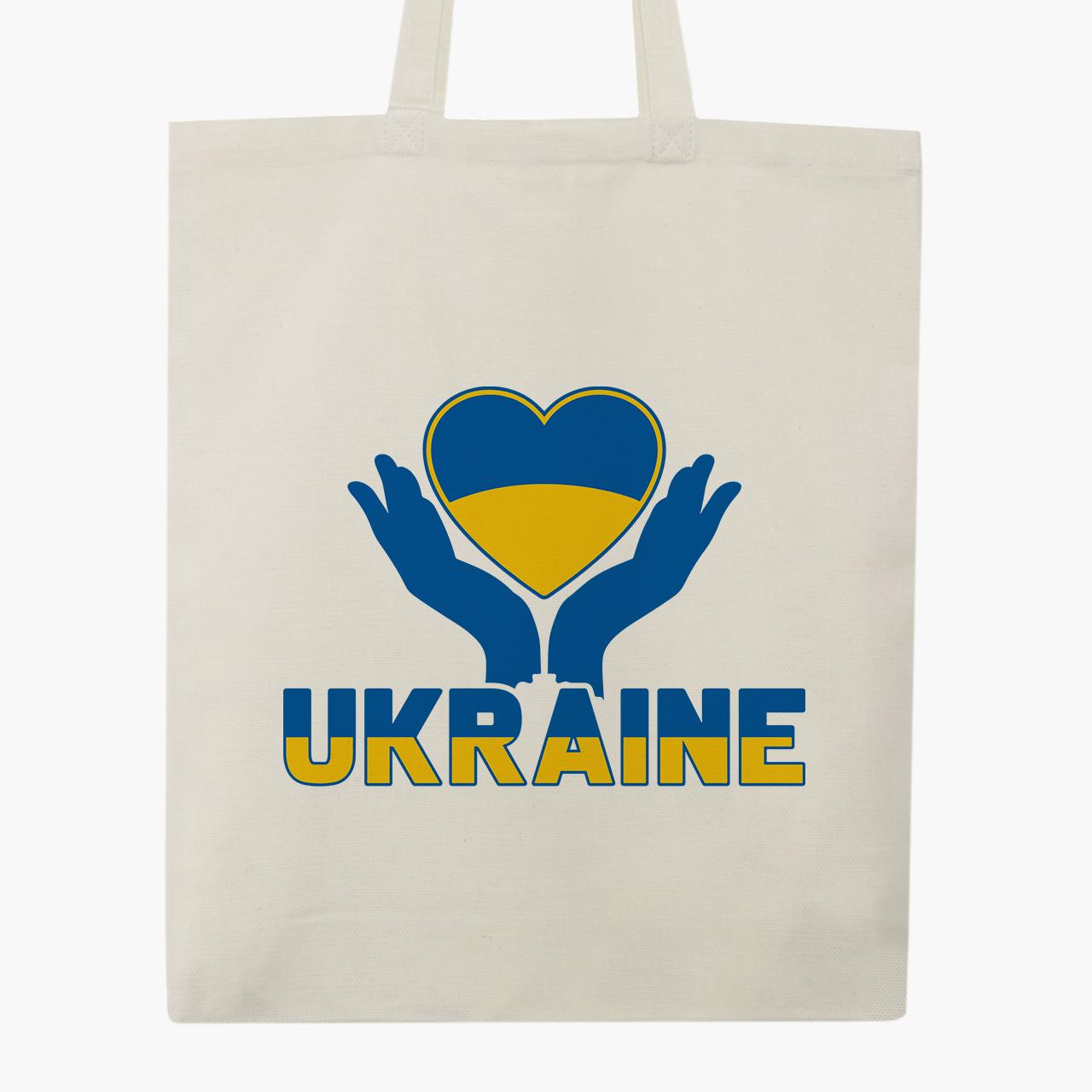 Эко сумка "Ukraine" классическая Бежевый (9227-3687-6)