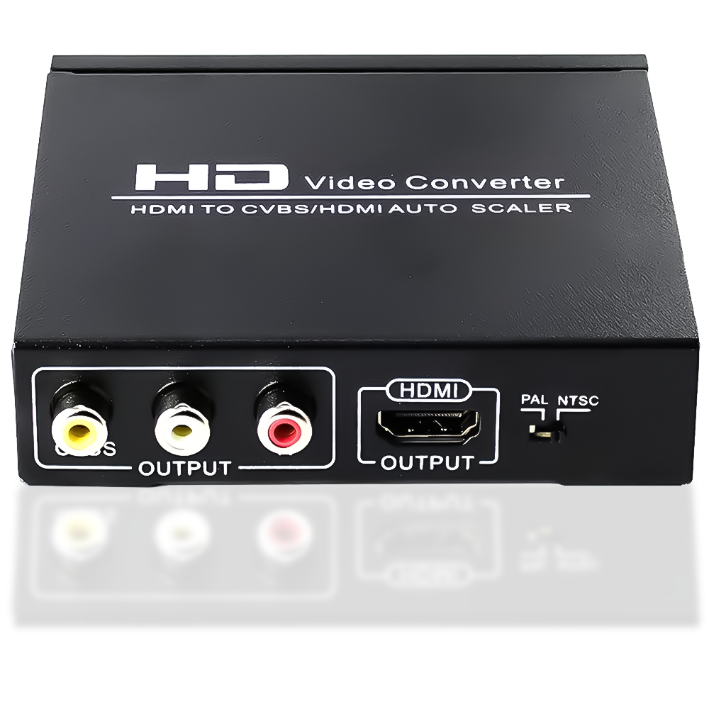 Конвертер HDMI на HDMI+AV CVBS (RCA тюльпаны) Addap HDMI2CVBS-01 | HDMI сплиттер на RCA+HDMI, 1080P