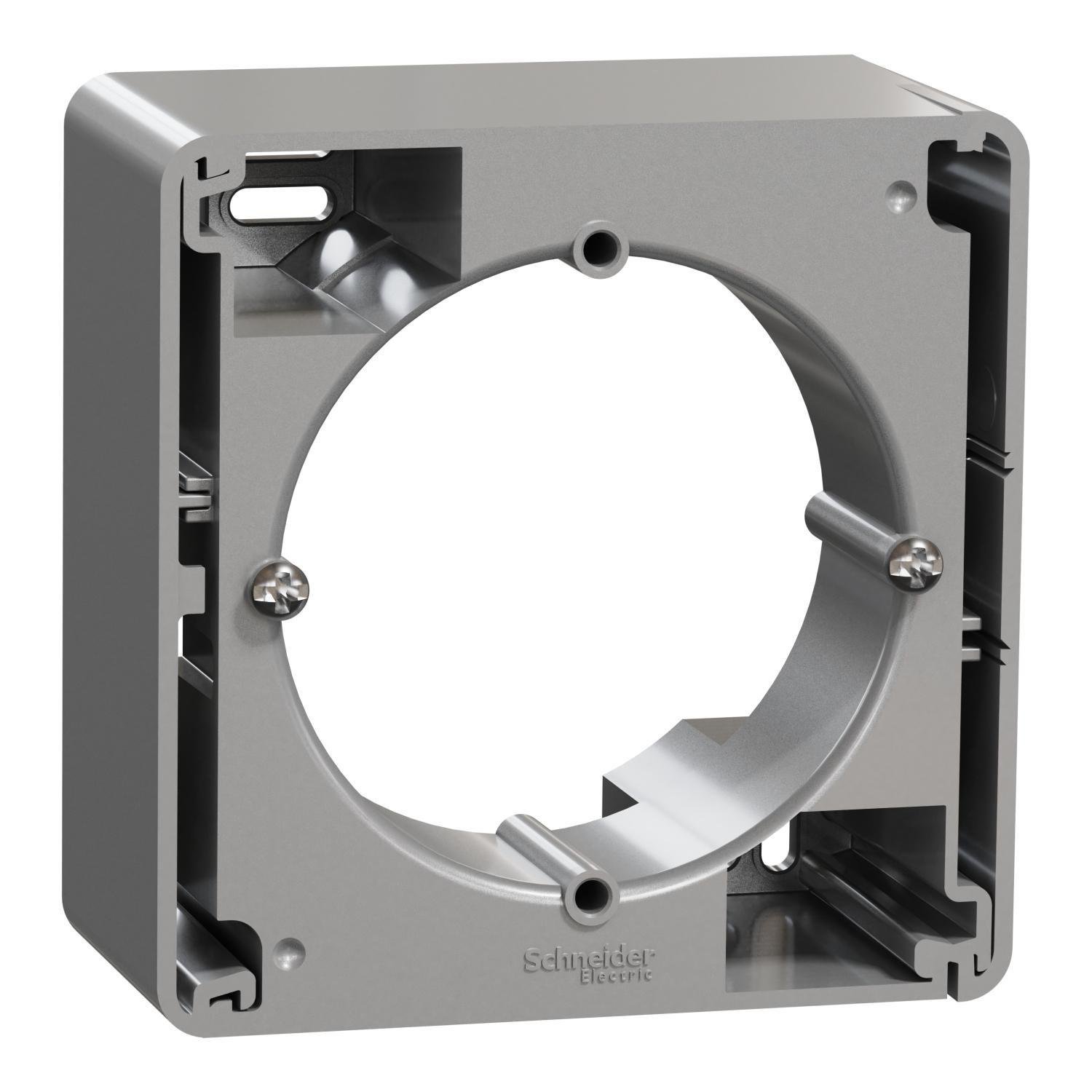 Коробка Schneider Electric Sedna Design для наружного монтажа Алюминий (SDD113901)