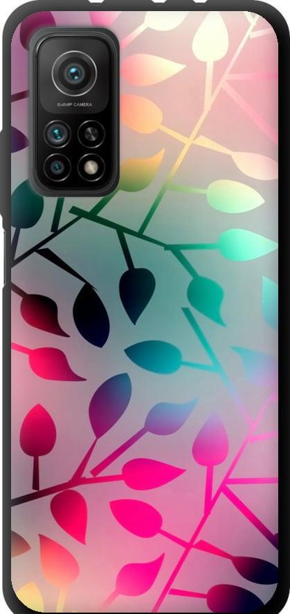 Чехол на Xiaomi Mi 10T Листья (2235b-2096-42517)